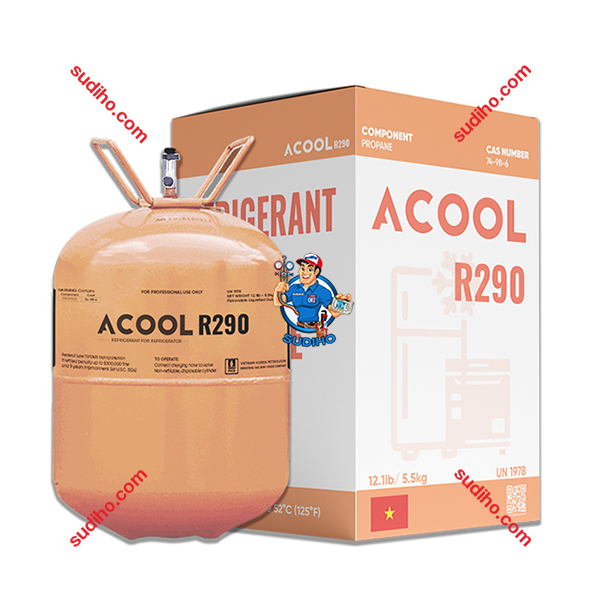 Gas Lạnh R290 Acool Bình 5 Kg