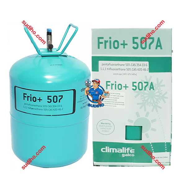 Gas Lạnh 507A Frio+ Bình 11.3 Kg Chính Hãng