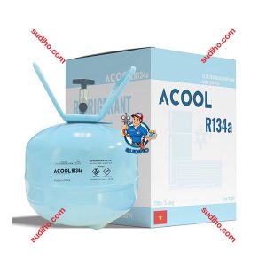 Gas Lạnh R134A Acool Bình Nhỏ 3.4 Kg