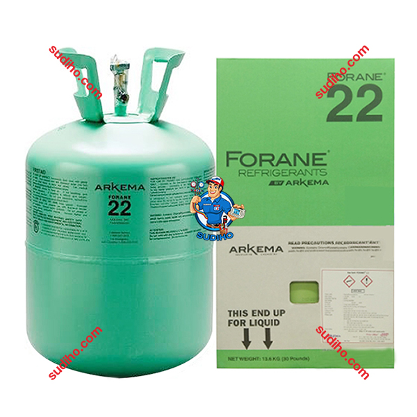 Gas Lạnh R22 Forane Arkema Bình 13.6 Kg