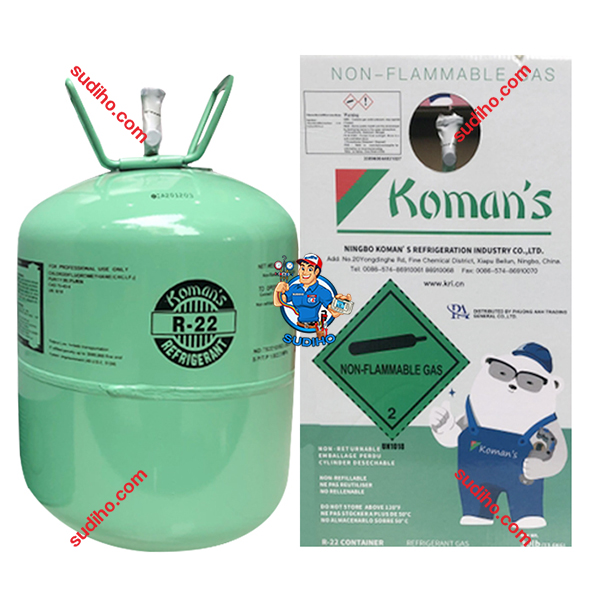 Gas Lạnh R22 Koman’s Bình 13.6kg Chính Hãng