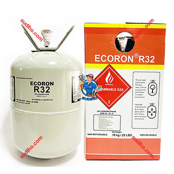 Gas Lạnh R32 Ecoron Bình Lớn 10 Kg
