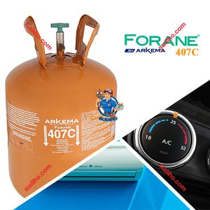Gas Lạnh R407C Forane Arkema Bình 11.3 Kg Chính Hãng