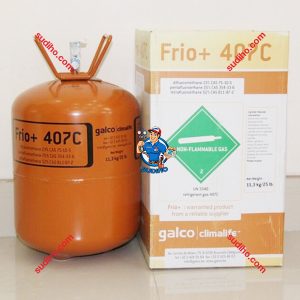 Gas Lạnh R407C Frio+ Bình 11.3 Kg Chính Hãng