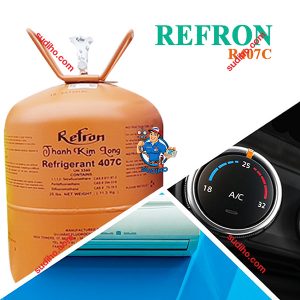 Gas Lạnh R407C Refron Ấn Độ Bình 11.3 Kg Chính Hãng