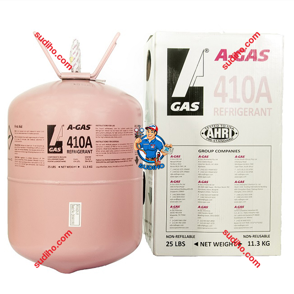 Gas Lạnh R410A AGAS Bình 11.3 Kg Chính Hãng