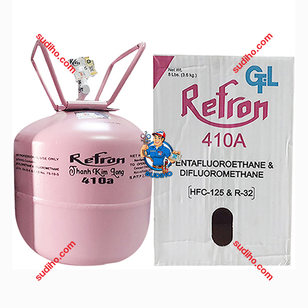 Gas Lạnh R410A Ấn Độ ReFron Bình 3.6 Kg Chính Hãng