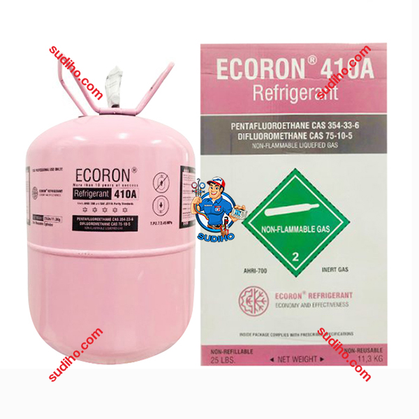 Gas Lạnh R410A Ecoron TQ Bình 11.3 Kg Chính Hãng