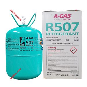 Gas Lạnh R507 Agas Bình 11.3 Kg