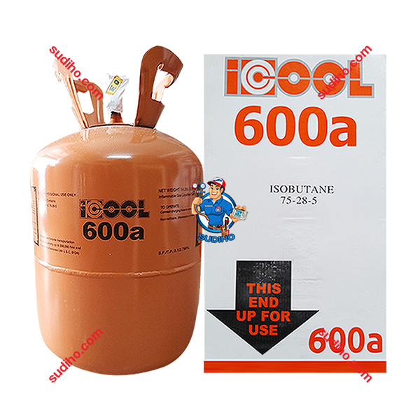 Gas Lạnh R600A iCOOL Bình 6.5 Kg Chính Hãng