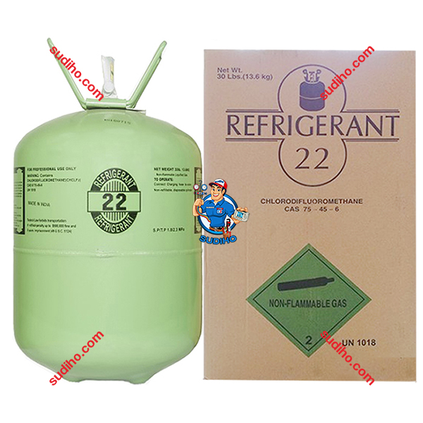 Gas Lạnh R22 Refrigerant Ấn Độ Loại 2 Bình 13.6 Kg