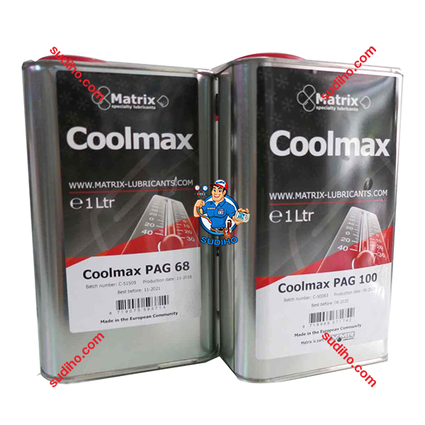 Nhớt Lạnh Coolmax PAG 100 Bình 1 Lít Chính Hãng
