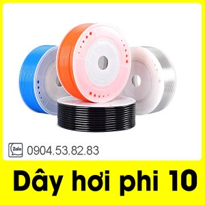 Dây Ống Hơi Khí Nén PU Phi 4-6-8-10-12-14-16mm Dùng Thoát Nước Ngưng Điều Hòa