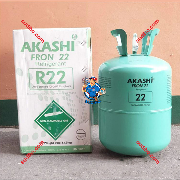 Gas Lạnh R22 Akashi Bình 13.6 Kg Chính Hãng