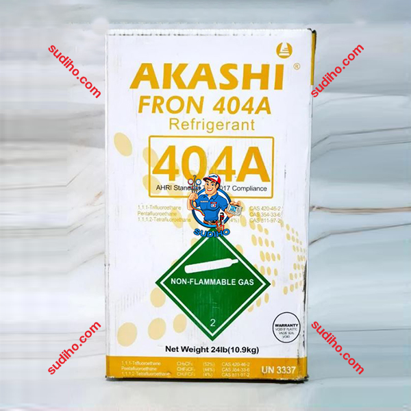 Gas Lạnh R404A Akashi Bình 10.9 Kg Chính Hãng