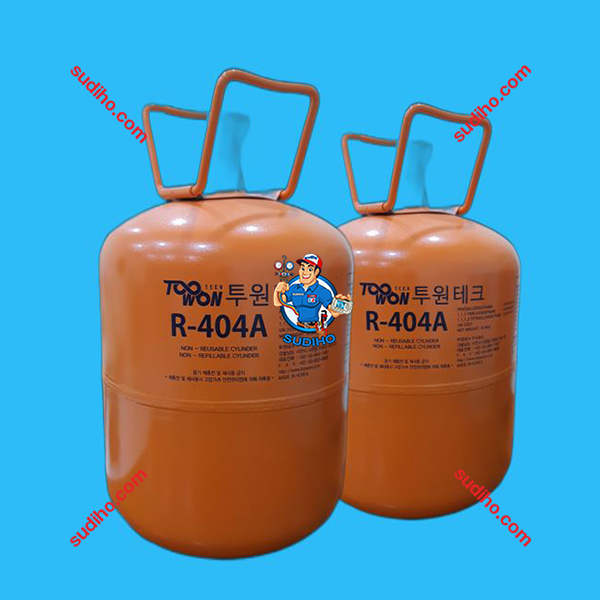 Gas Lạnh R404A Toowon Bình 10.9 Kg Xuất Xứ Hàn Quốc Chính Hãng