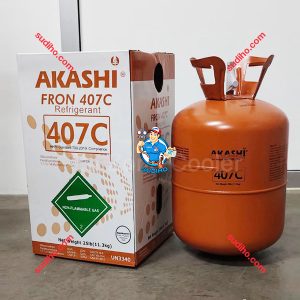 Gas Lạnh R407C Akashi Bình 11.3 Kg Chính Hãng