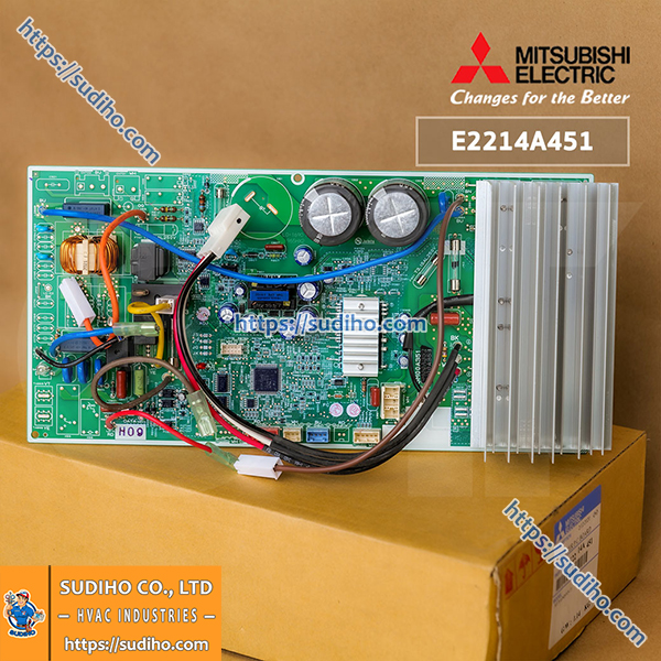 Bo Mạch Điều Khiển Cục Nóng Điều Hòa Mitsubishi Electric MUY-GN09VF-T1 Mã E2214A451