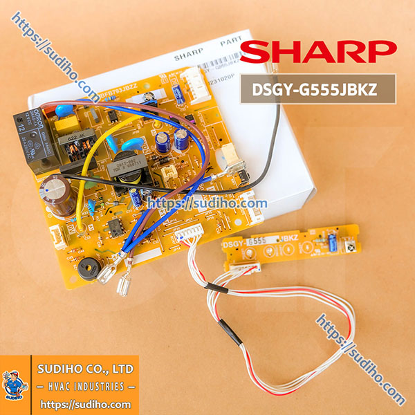 Bo Mạch Điều Khiển Dàn Lạnh Điều Hòa Sharp AH-F10 Mã DSGY-G555JBKZ