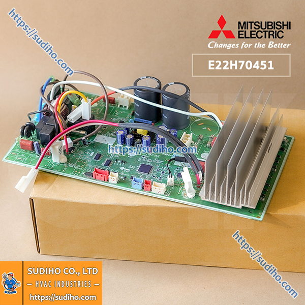 Mainboard Cục Nóng Điều Hòa Mitsubishi Electric MUZ-EF13VA-T1 Mã E22H70451