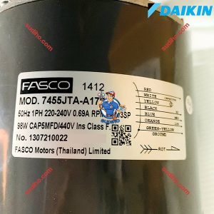 Motor Động Cơ Quạt Điều Hòa FHNQ24MV1V – 7455JTA-A17S Mã 4018926