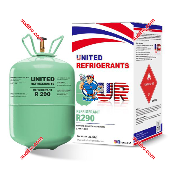 Gas Lạnh R290 United Refrigerant Bình 5 Kg Chính Hãng