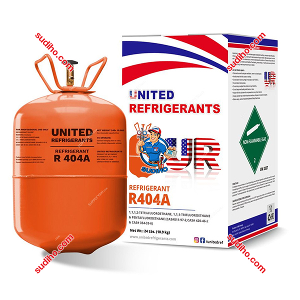 Gas Lạnh R404A United Refrigerant Bình 10.9 Kg Chính Hãng