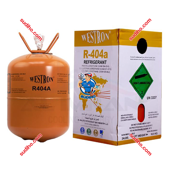 Gas Lạnh R404A Westron Refrigerant Bình 10.9 Kg Chính Hãng