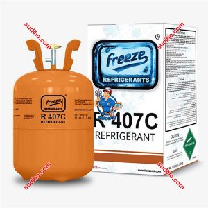 Gas Lạnh R407C Freeze Refrigerant Bình 11.3 Kg Chính Hãng