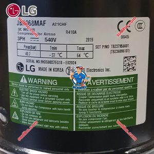 Block – Lốc – Máy Nén Điều Hoà LG 98.000BTU APUQ100LFA0 Mã TBZ36096101